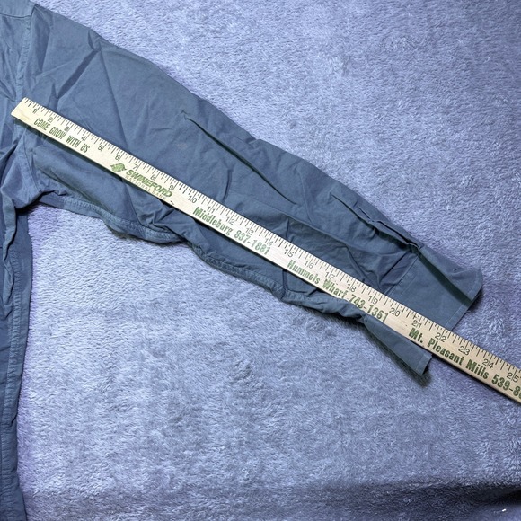 UNTUCKit Men's X-Large Gray Long Sleeve Button Down Shirt 100% Cotton Collarless - Picture 4 of 12